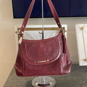 Brahmin maroon handbag